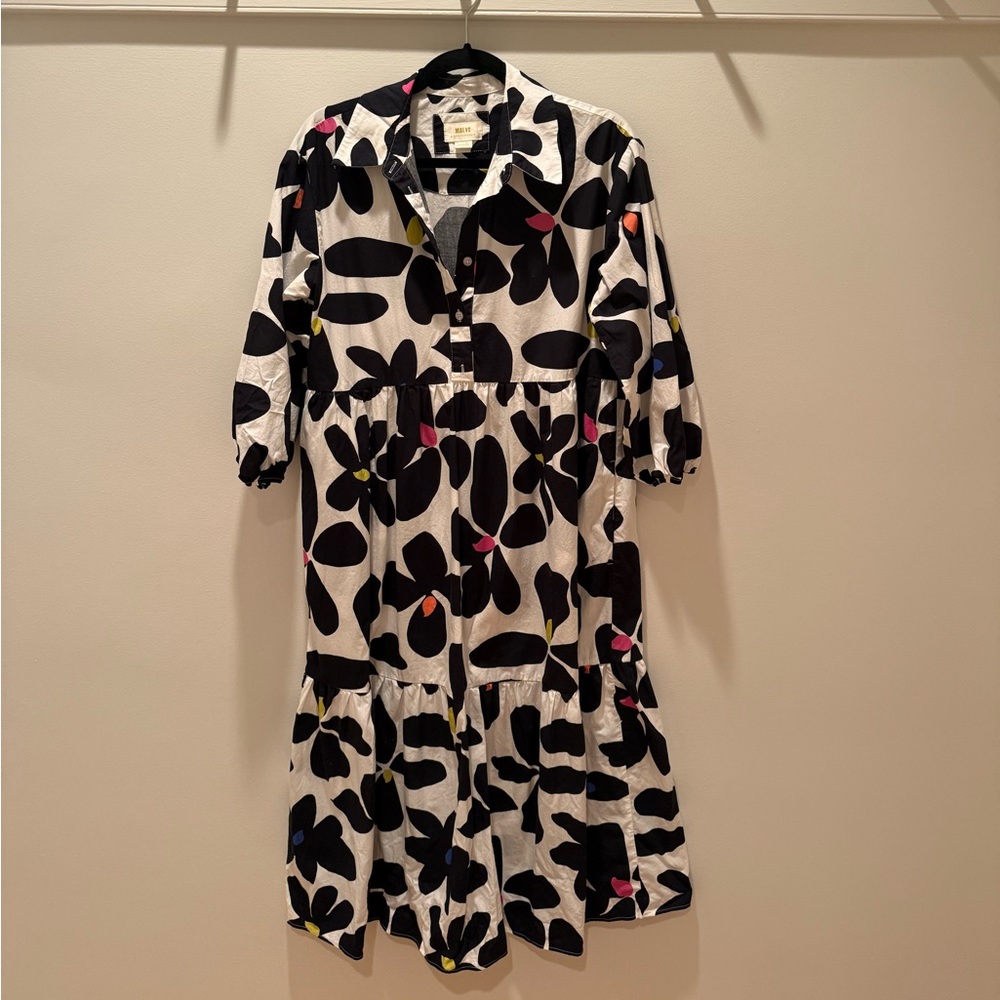 The Bettina Tiered Shirt Dress by Maeve - Anthropologie